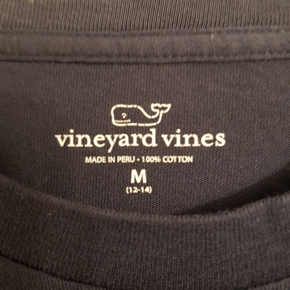 Vineyard Vines unisex Lacrosse whale shirt size M 12-14 - Picture 3 of 4